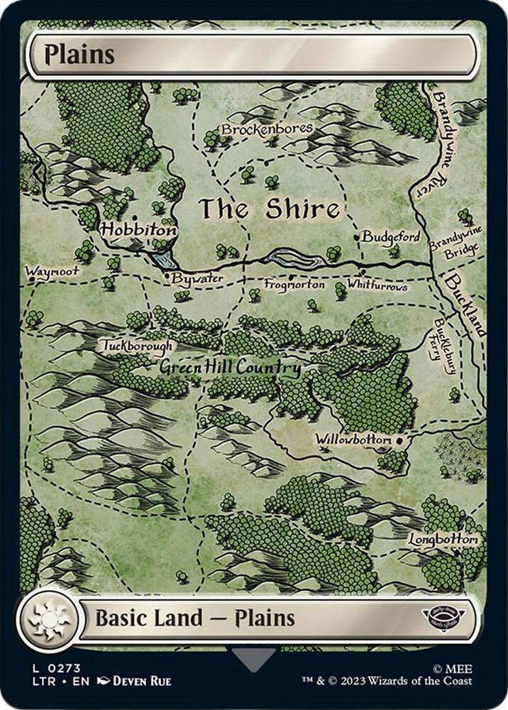 Plains 273 card from Universes Beyond: The Lord of the Rings: Tales of Middle-earth