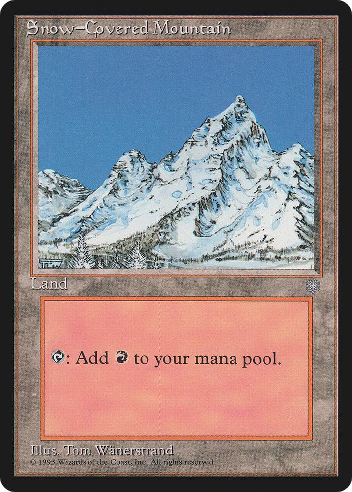 Snow-Covered Mountain 349 card from Ice Age
