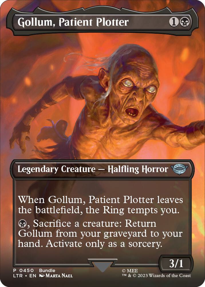 Gollum, Patient Plotter (Borderless) (LTR Bundle) 450 card from Unique and Miscellaneous Promos