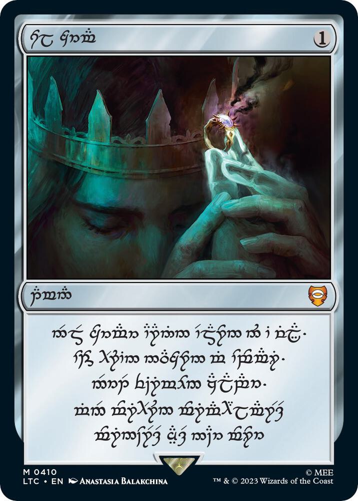 Sol Ring - Human 410 card from Commander: The Lord of the Rings: Tales of Middle-earth