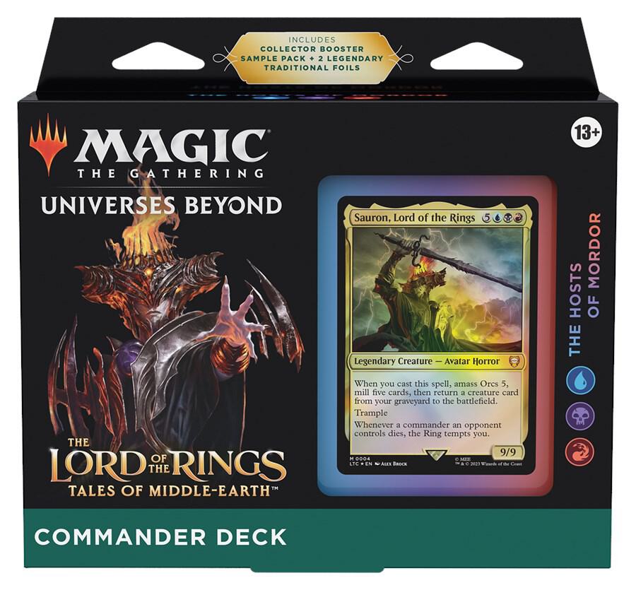 The Lord of the Rings: Tales of Middle-earth Commander Deck - The Hosts of Mordor card from Commander: The Lord of the Rings: Tales of Middle-earth