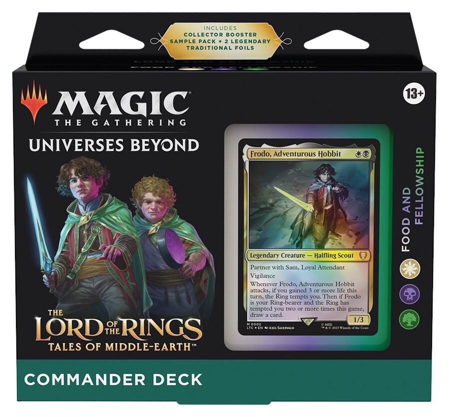 The Lord of the Rings: Tales of Middle-earth Commander Deck - Food and Fellowship card from Commander: The Lord of the Rings: Tales of Middle-earth