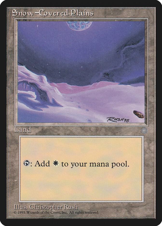 Snow-Covered Plains 350 card from Ice Age