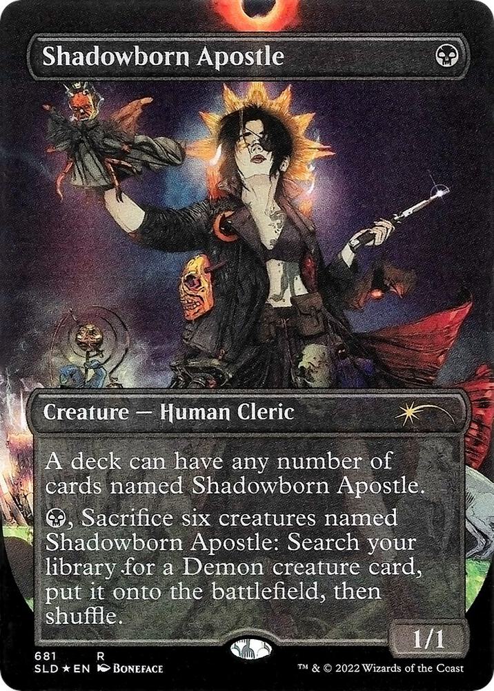 Shadowborn Apostle 681 card from Secret Lair Drop Series