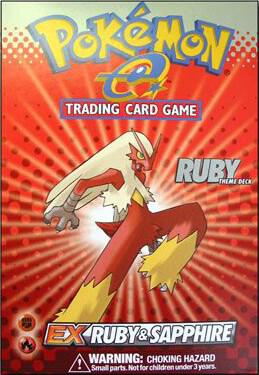 EX Ruby & Sapphire Theme Deck - "Ruby" [Blaziken] sealed product from EX Team Magma vs Team Aqua