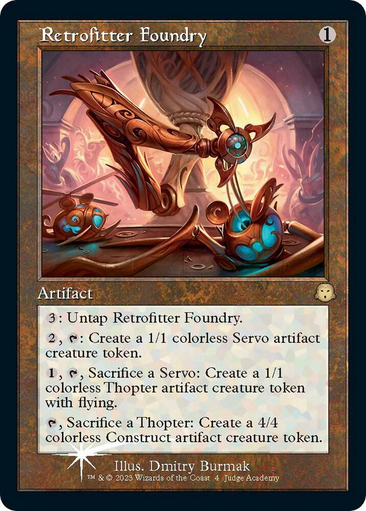 Retrofitter Foundry 4 card from Judge Promos