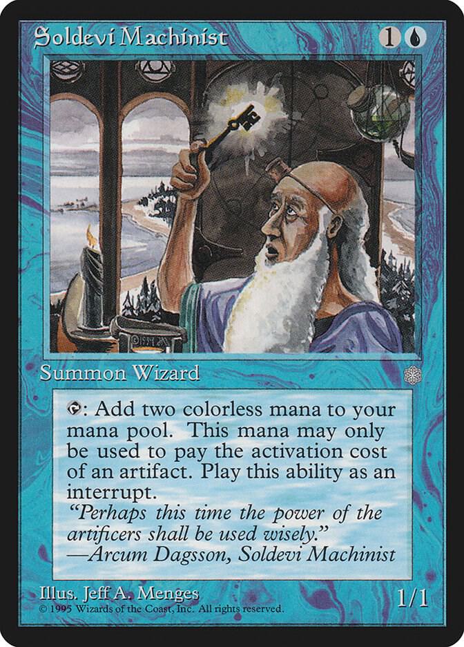 Soldevi Machinist card from Ice Age