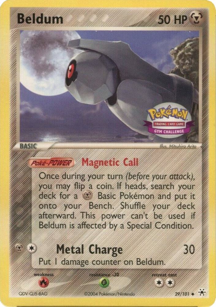 Beldum (Gym Challenge) 029/101 card from Miscellaneous Cards & Products