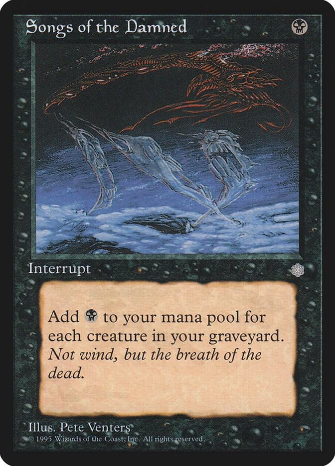 Songs of the Damned card from Ice Age