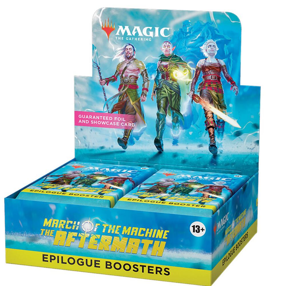 March of the Machine: The Aftermath - Epilogue Booster Display card from March of the Machine: The Aftermath