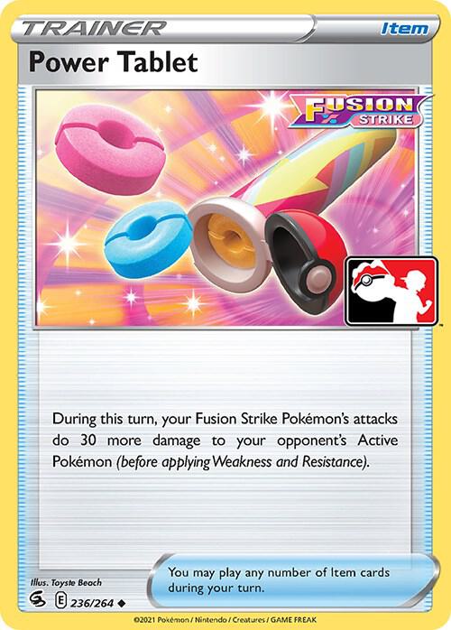 Power Tablet 236/264 card from Prize Pack Series Cards