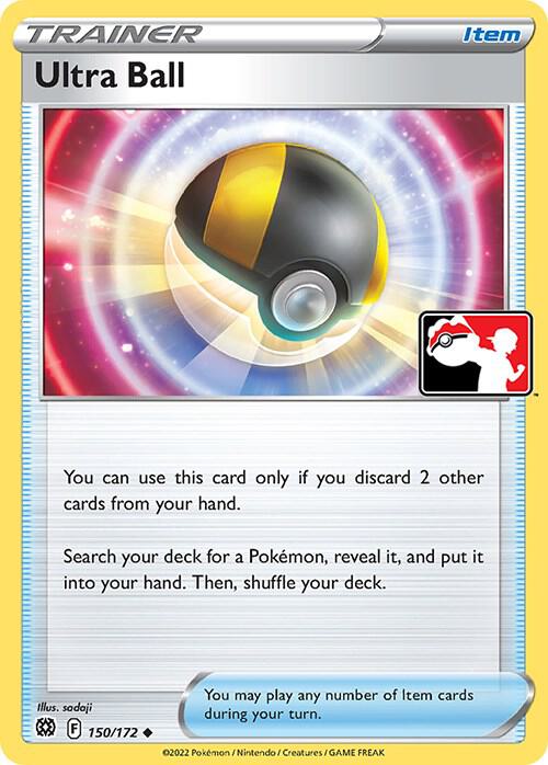 Ultra Ball 150/172 card from Prize Pack Series Cards