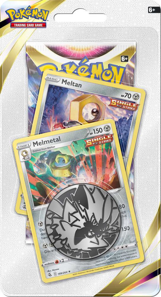 Astral Radiance Premium Checklane Blister [Melmetal] card from SWSH10: Astral Radiance