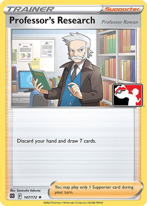 Professor's Research 147/172 card from Prize Pack Series Cards