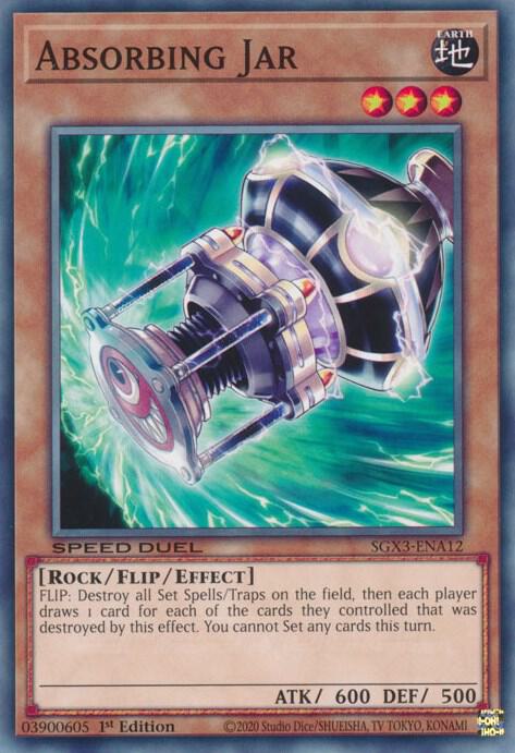 Absorbing Jar SGX3-ENA12 card from Speed Duel GX: Duelists of Shadows
