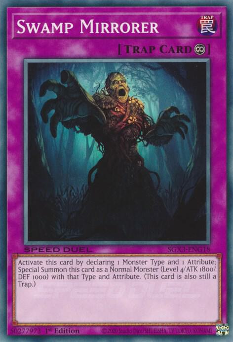 Swamp Mirrorer SGX3-ENG18 card from Speed Duel GX: Duelists of Shadows