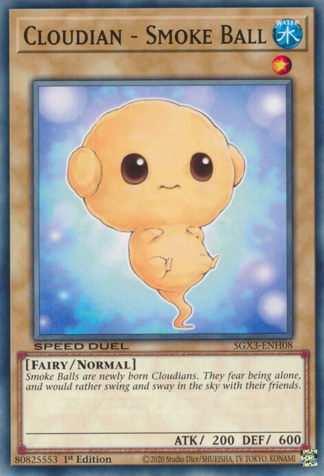 Cloudian - Smoke Ball SGX3-ENH08 card from Speed Duel GX: Duelists of Shadows