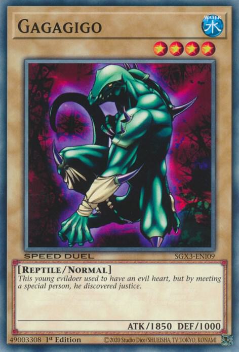 Gagagigo SGX3-ENI09 card from Speed Duel GX: Duelists of Shadows