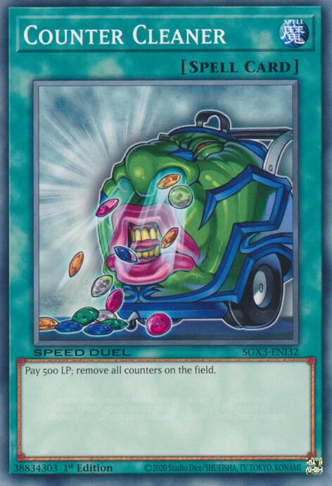 Counter Cleaner SGX3-ENI32 card from Speed Duel GX: Duelists of Shadows