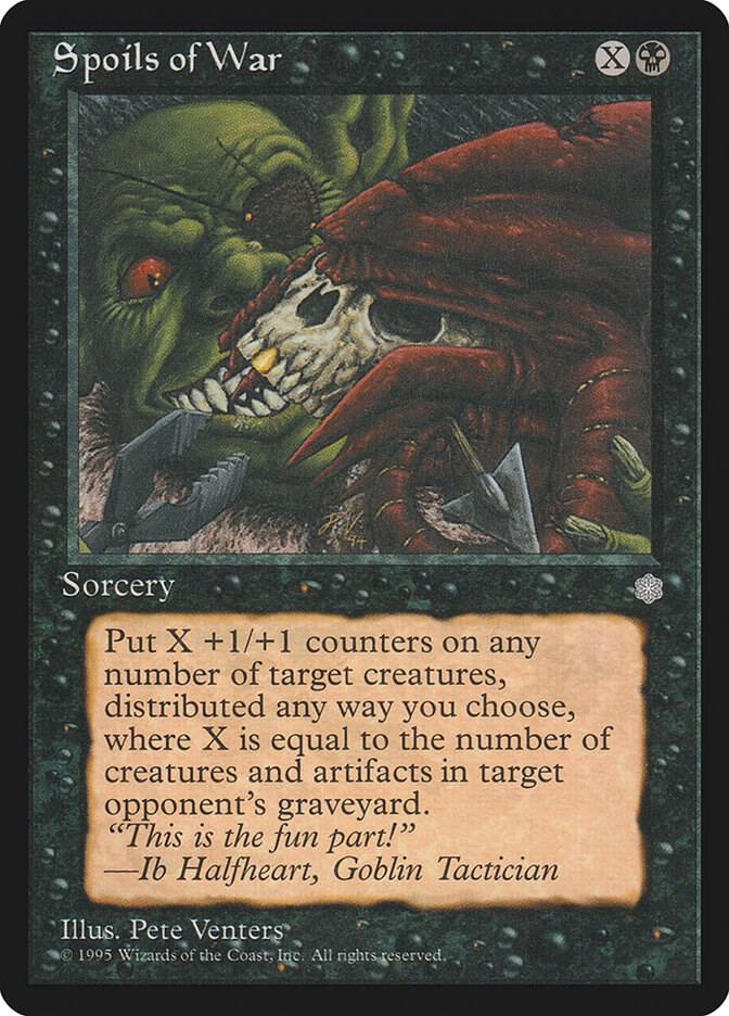 Spoils of War card from Ice Age