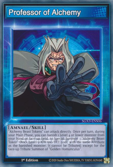 Professor of Alchemy SGX3-ENS06 card from Speed Duel GX: Duelists of Shadows