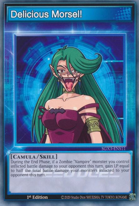 Delicious Morsel! SGX3-ENS11 card from Speed Duel GX: Duelists of Shadows