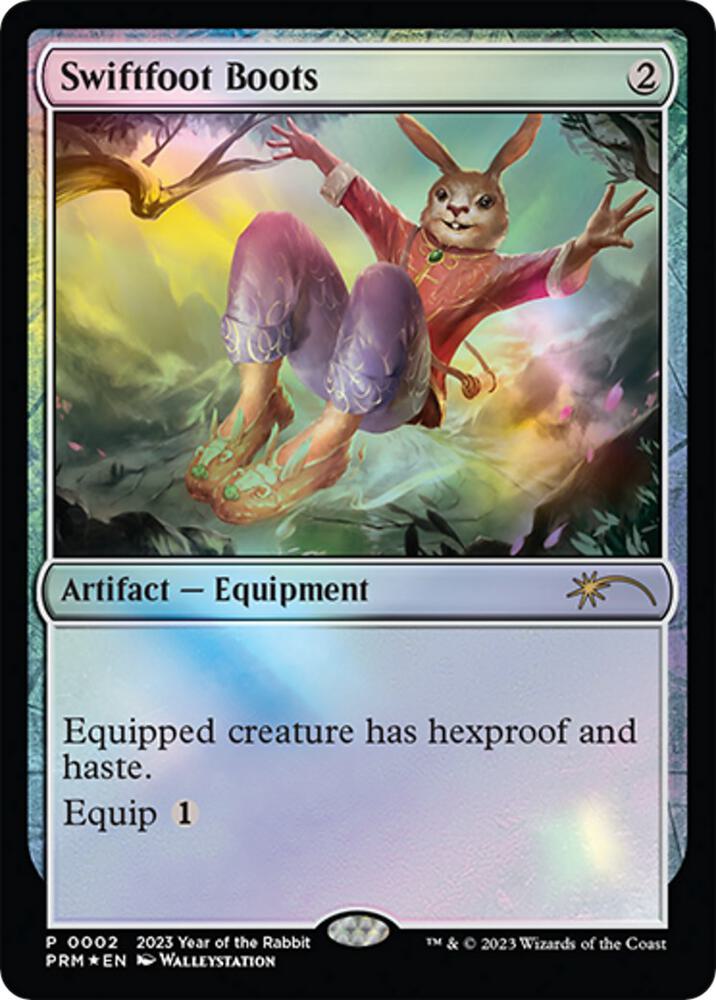 Swiftfoot Boots (Year of the Rabbit 2023) 2 card from Unique and Miscellaneous Promos