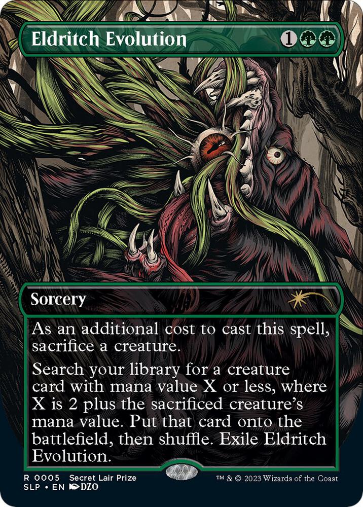 Eldritch Evolution 5 card from Secret Lair Showdown