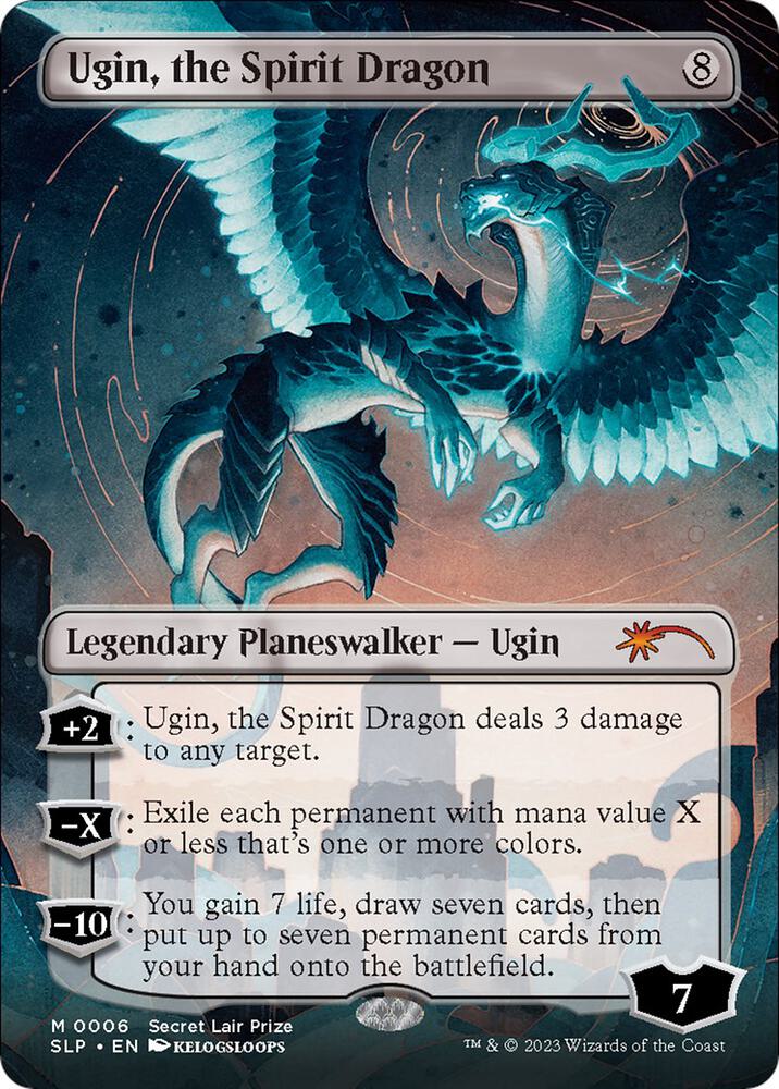 Ugin, the Spirit Dragon 6 card from Secret Lair Showdown