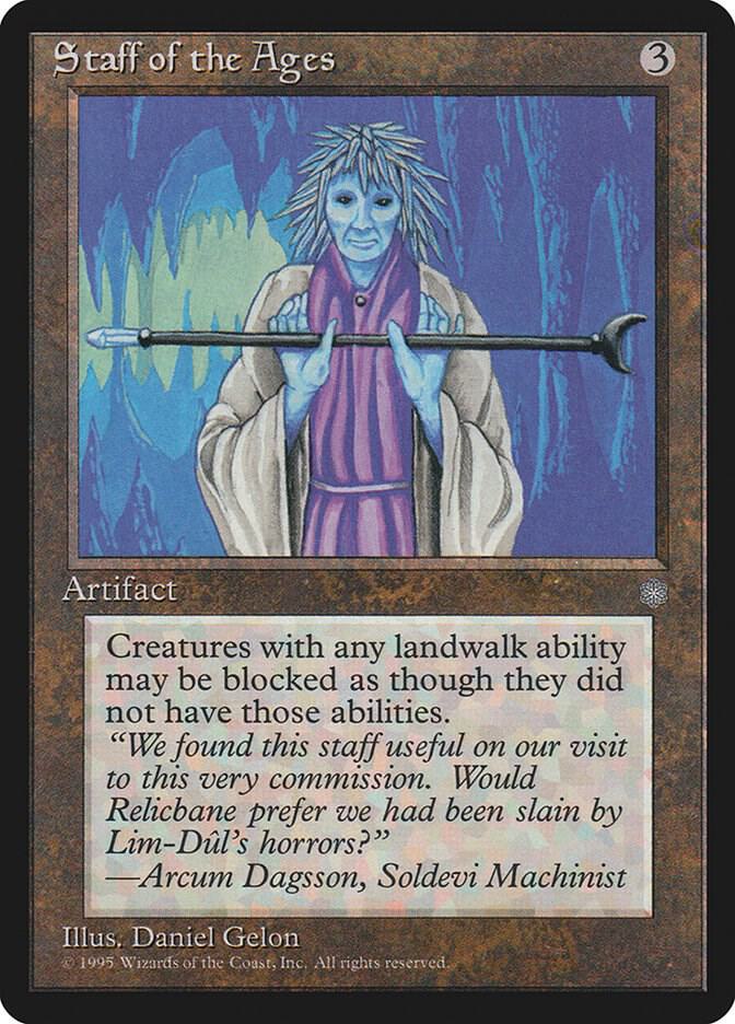 Staff of the Ages card from Ice Age