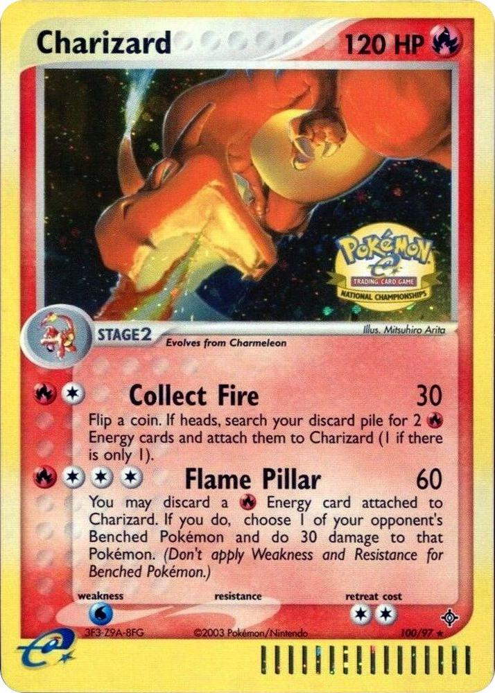 Charizard - 100/97 (National Championships) 100/097 card from League & Championship Cards