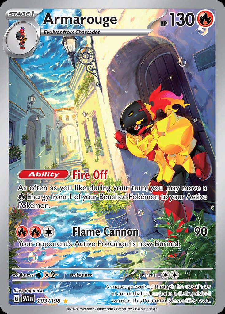 Armarouge 203/198 card from SV01: Scarlet & Violet Base Set
