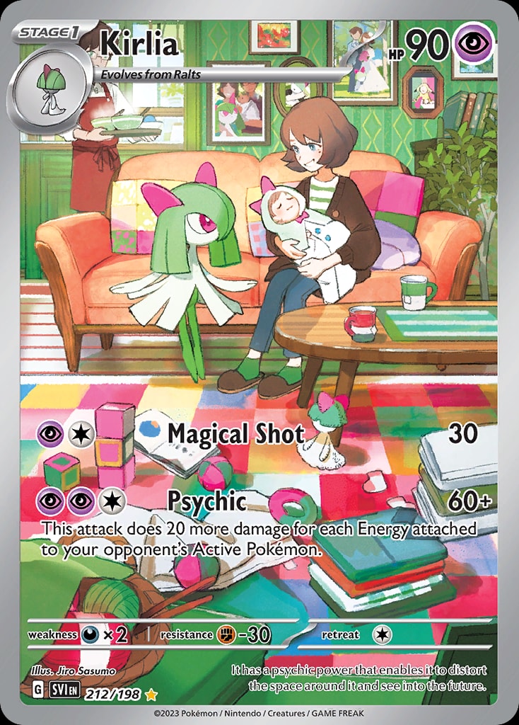 Kirlia 212/198 card from SV01: Scarlet & Violet Base Set