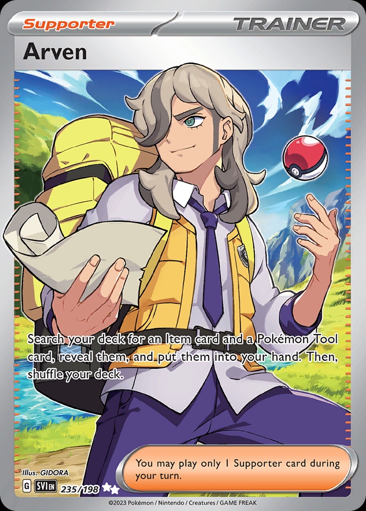 Arven 235/198 card from SV01: Scarlet & Violet Base Set