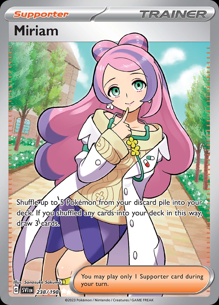 Miriam 238/198 card from SV01: Scarlet & Violet Base Set