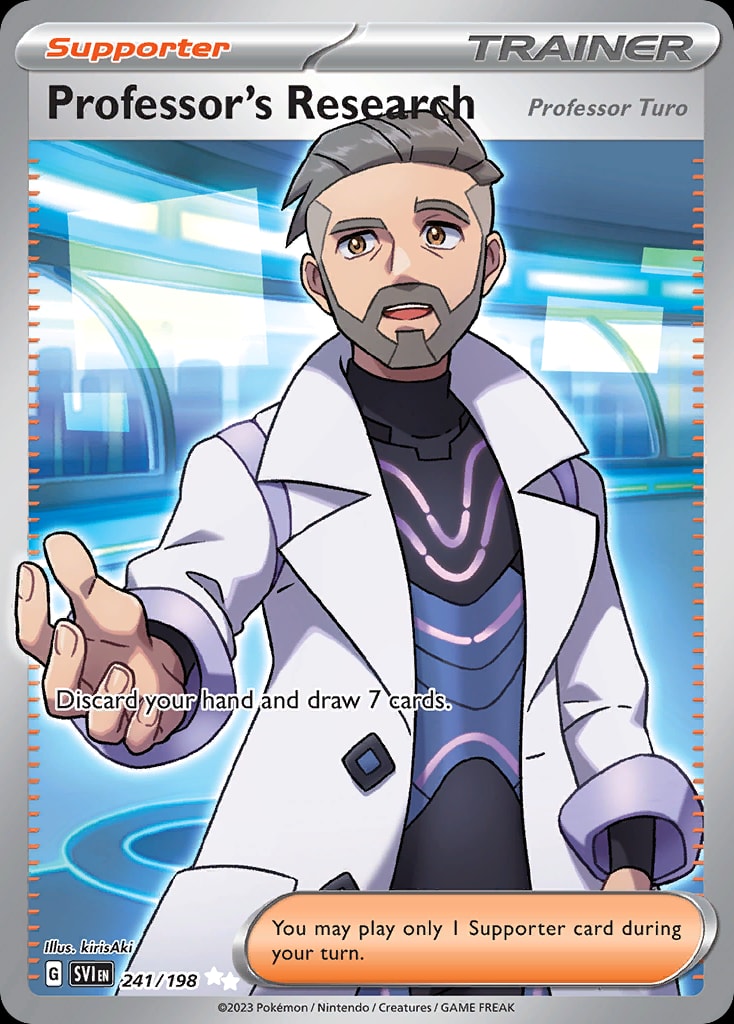 Professor's Research 241/198 card from SV01: Scarlet & Violet Base Set