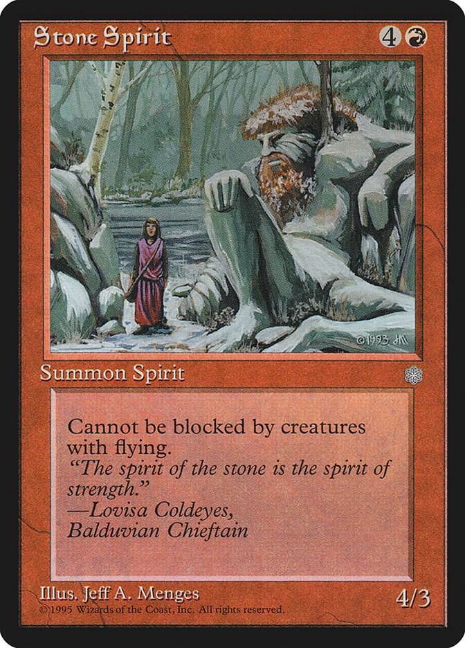 Stone Spirit card from Ice Age