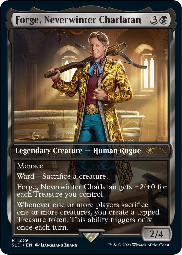 Forge, Neverwinter Charlatan 1239 card from Secret Lair Drop Series