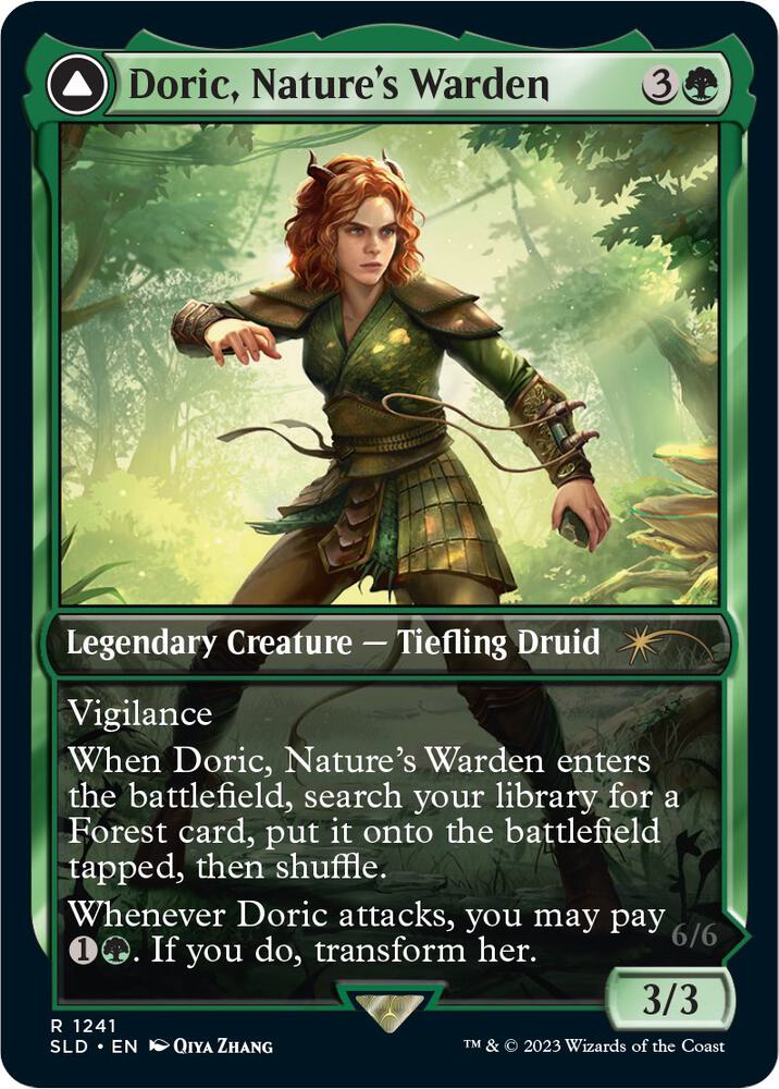 Doric, Nature's Warden 1241 card from Secret Lair Drop Series