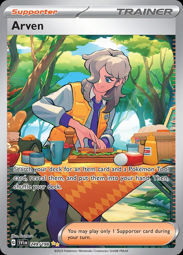 Arven 249/198 card from SV01: Scarlet & Violet Base Set