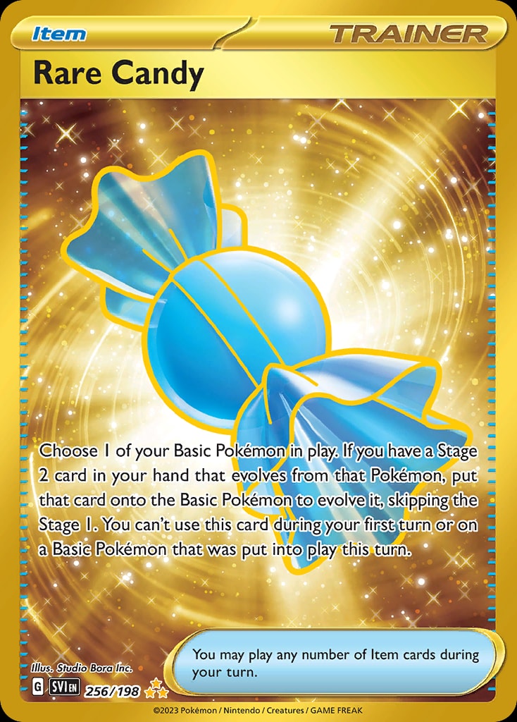 Rare Candy 256/198 card from SV01: Scarlet & Violet Base Set