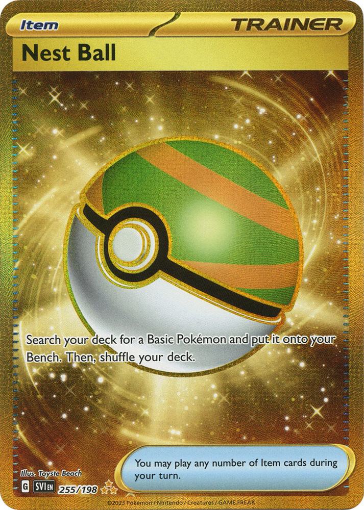 Nest Ball 255/198 card from SV01: Scarlet & Violet Base Set