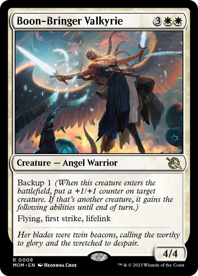 Boon-Bringer Valkyrie 9 card from March of the Machine