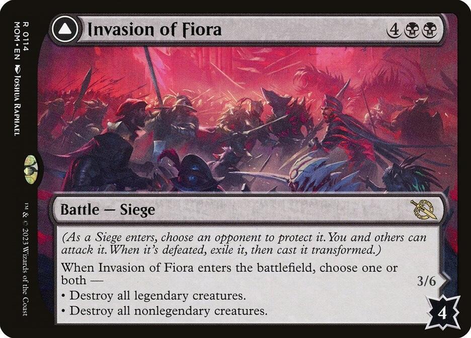Invasion of Fiora 114 card from March of the Machine