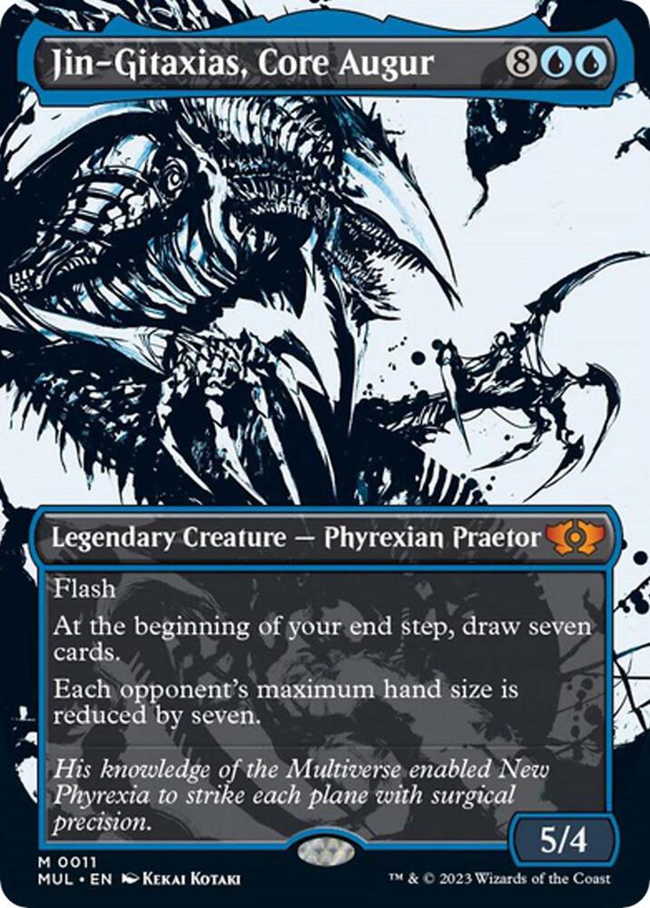 Jin-Gitaxias, Core Augur 11 card from March of the Machine: Multiverse Legends