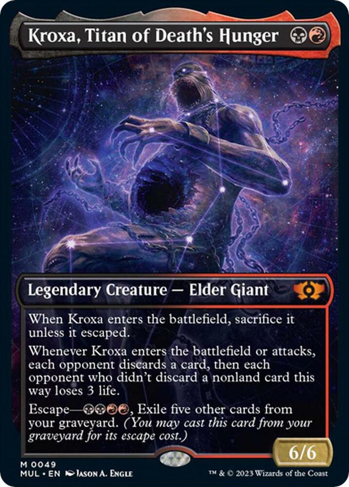 Kroxa, Titan of Death's Hunger 49 card from March of the Machine: Multiverse Legends