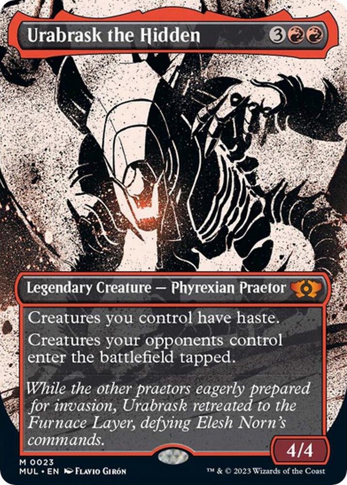 Urabrask the Hidden 23 card from March of the Machine: Multiverse Legends