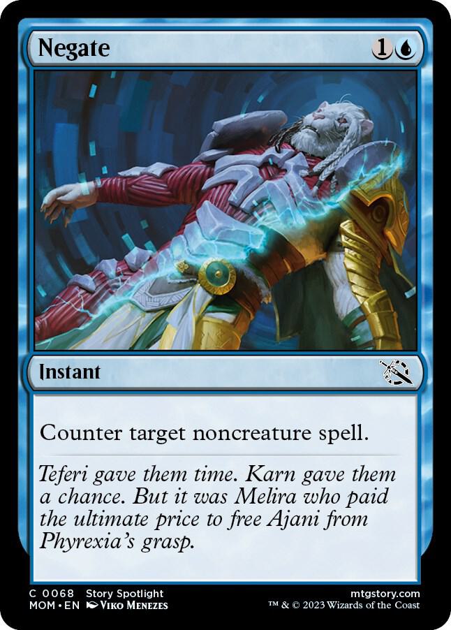Negate 68 card from March of the Machine