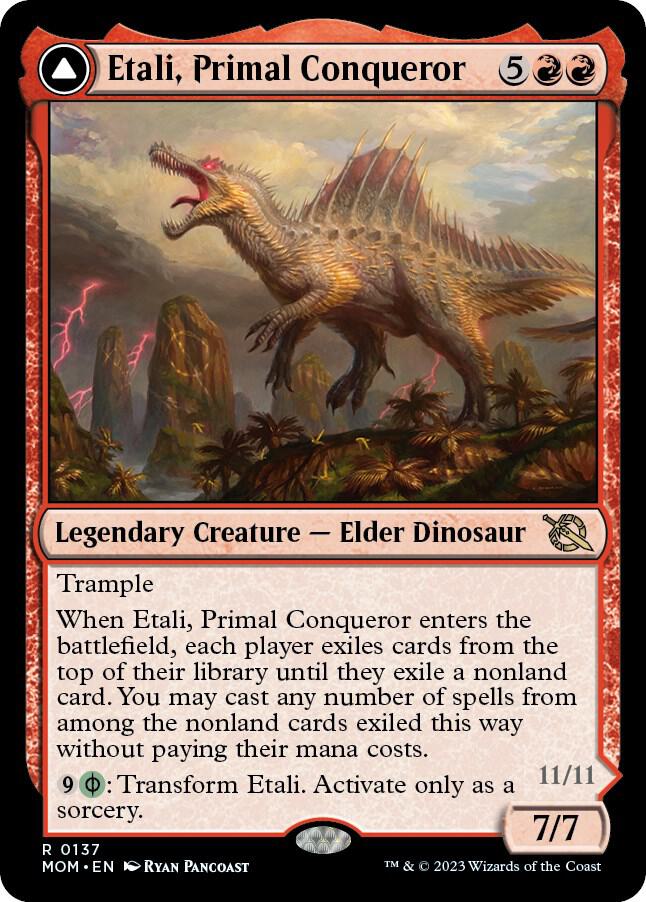 Etali, Primal Conqueror 137 card from March of the Machine