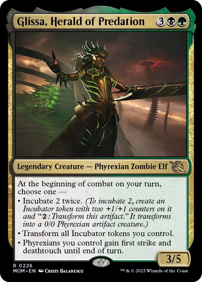 Glissa, Herald of Predation 226 card from March of the Machine